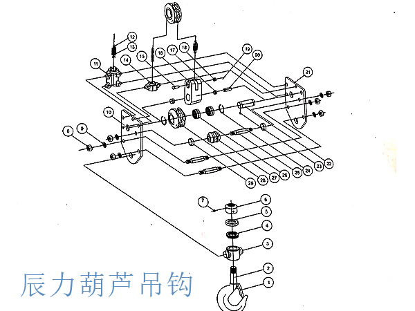 鏈條電動葫蘆吊鉤